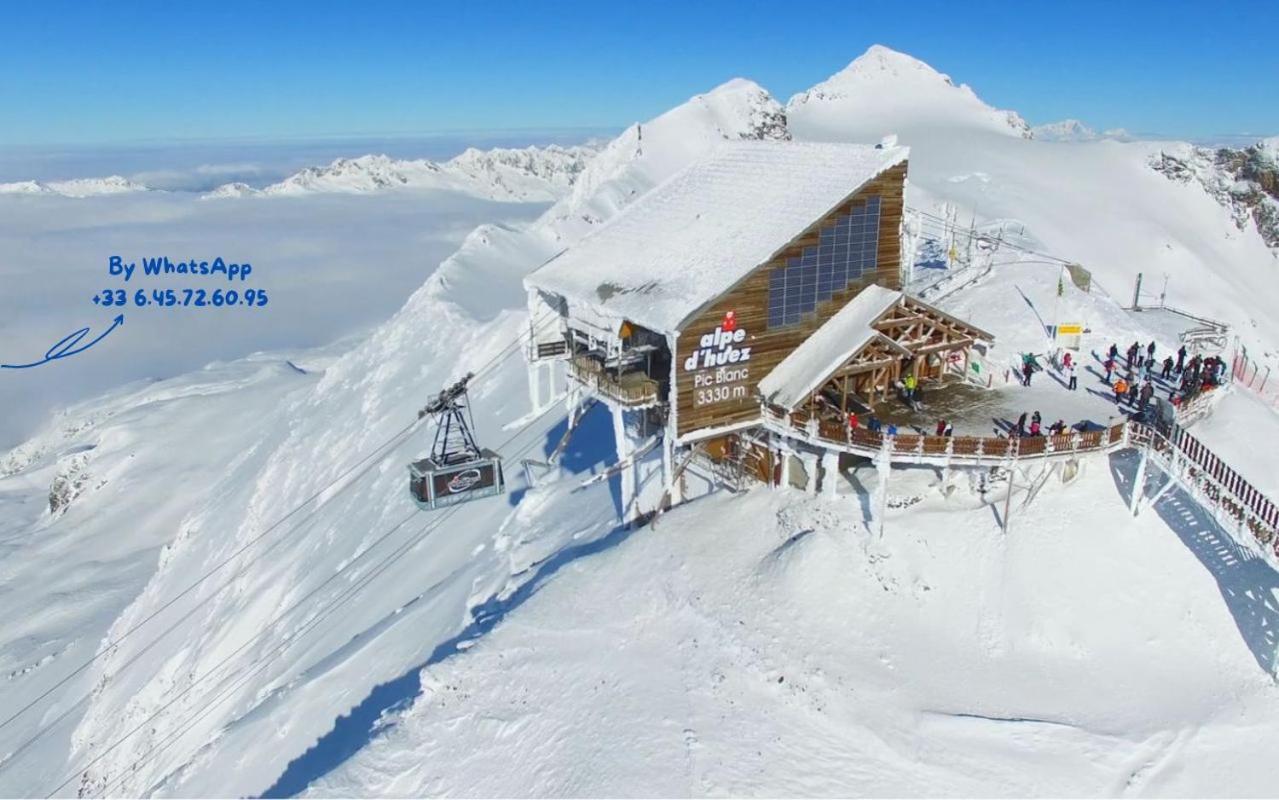Chalet Alpe D'Huez 1850-Sea And Mountain Pleasure Avec 2 Appartements- 1 Appartement 3 Chambres 8 Couchages - 3 Salles D'Eau Et 1 Appartement 5 Chambres 12 Couchages 5 Salles D'Eau - Jacuzzi Et Sauna -Pieds Des Pistes Et Centre Exterior photo