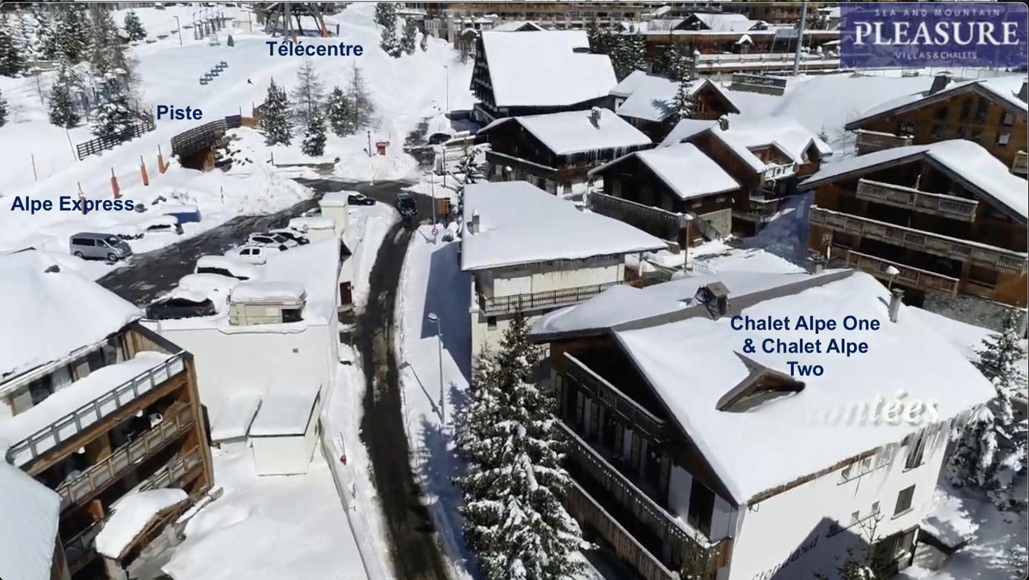 Chalet Alpe D'Huez 1850-Sea And Mountain Pleasure Avec 2 Appartements- 1 Appartement 3 Chambres 8 Couchages - 3 Salles D'Eau Et 1 Appartement 5 Chambres 12 Couchages 5 Salles D'Eau - Jacuzzi Et Sauna -Pieds Des Pistes Et Centre Exterior photo